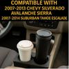 19154712 Cup Holder Compatible With 2007-2013 Chevy Silverado Avalanche Sierra 2007-2014 Suburban Tahoe Escalade - Floor Mounted Front Center Console