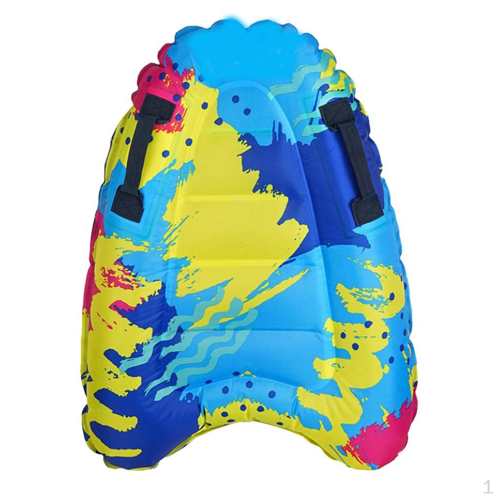 

Lightweight Soft 60x80cm Mini Surfboards for Kids Portable Water Surfing, Swimming Beginner Multi