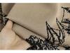 Women's Ink Painting Knit Pullover & Wide-Leg Pants Set - Autumn/Winter Casual Two-Piece