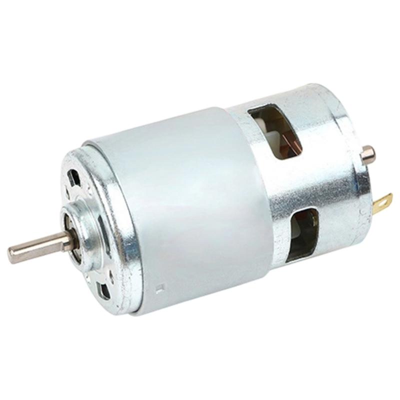 Multi Purpose 775 Round Shaft Motor High Torques 12000RPM Ball Bearing System For Robotics And Power Tool Upgrades