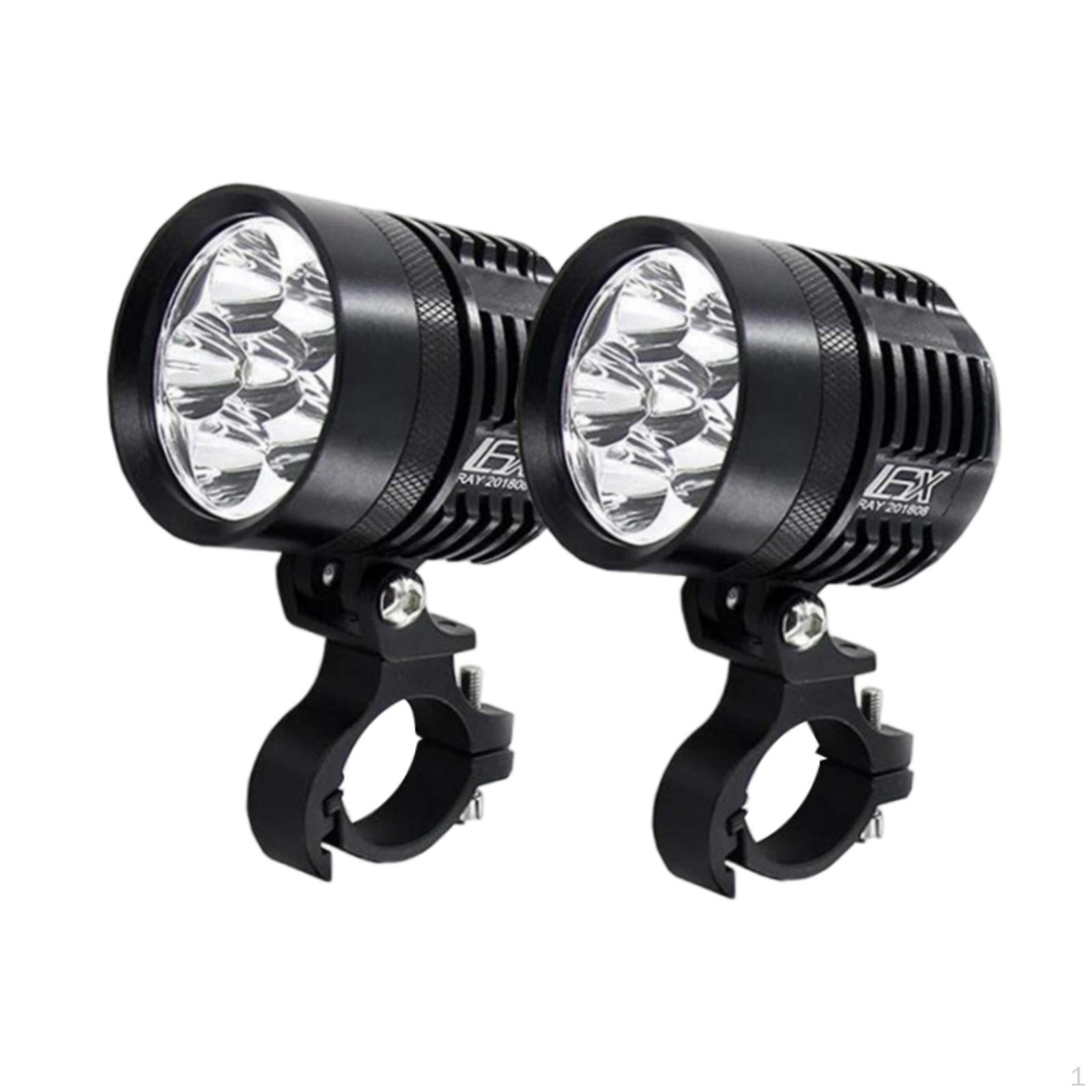 1 Pair Motorcycle , Motorbike Headlight, Easy to Install High Brightness Professional Replace