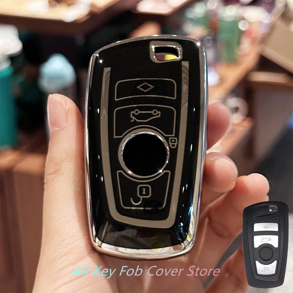 Key Fob Cover Keychain Lanyard for BMW 1 3 4 5 6 7 Series X3 X4 M5 M6 GT3 GT5 Keychain Keyless Entry Remote Case Holder
