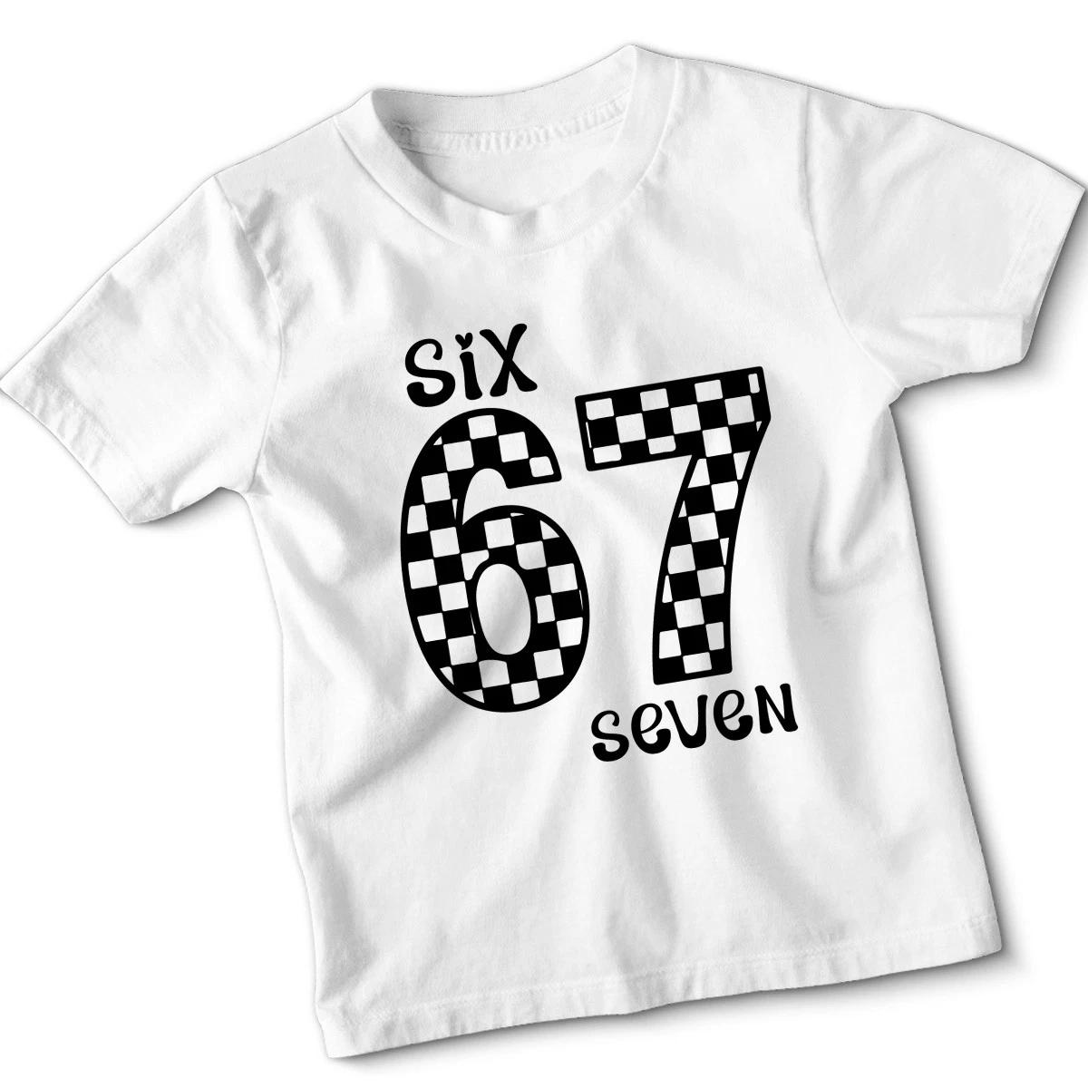 

Kids Six Seven Number Tshirt Children S Graphic Tee Unisex Casual Everyday Top 140