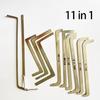 New 6 Pieces/11 Pieces Lock Tension Wrench ,Replacement Turning Tool Locksmith Pick Tool