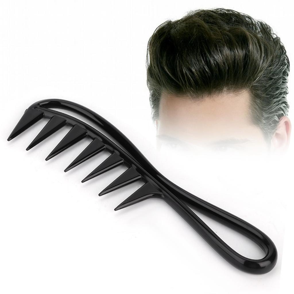 2pcs Professional Salon Wide Teeth Shark Comb Curly Hair Hairdressing Comb Hair Styling Tool