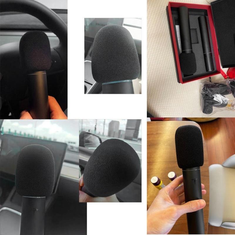 Microphone Foam Thicken Mic Cover Sponge Professional Studio Windscreen Protective Grills Shield Soft Microphone Cap