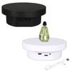 Round Shape Electric Turntable 360° Rotating Motorized Jewelry Show Holder  Live Streaming