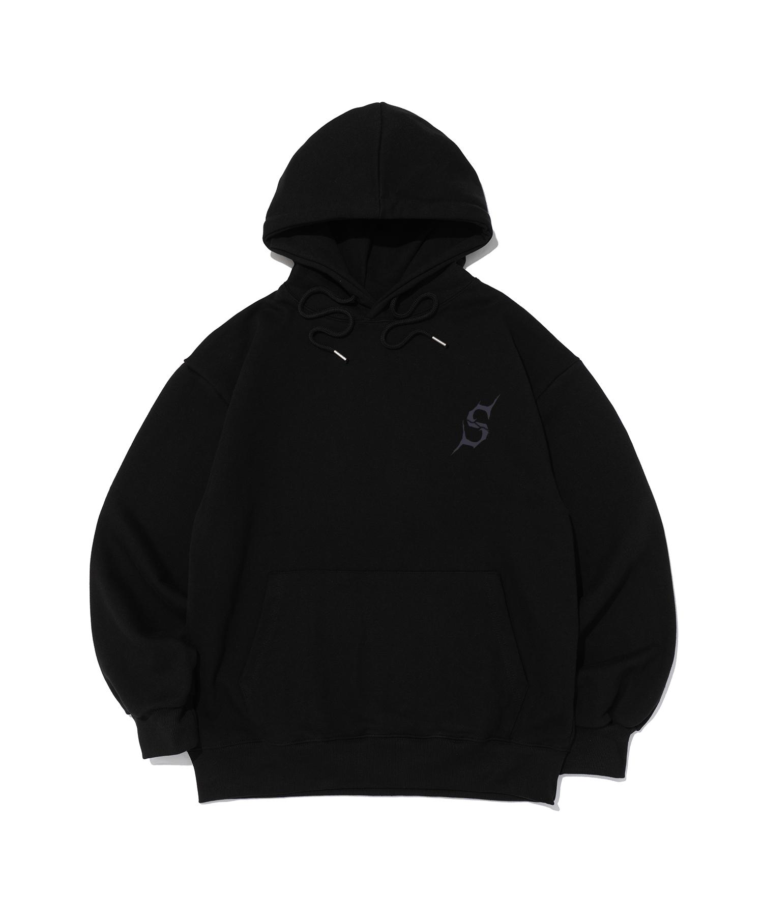 Seoul Apparel S Logo Hoodie (Black) M (Brushed)