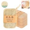 6Pcs Natural Luffa Dish Towel Washing Cloth Sponge Loofah Scrub Pad Dish Pot Oil Stain Removing Scrubber Kitchen Clean Brushes P