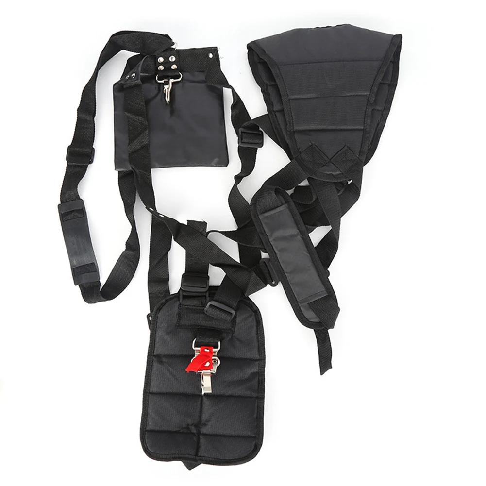 Mower Shoulder Strap Lawn Mower Harness Strap Double Shoulder Strap Adjustable Grass Trimmer Strap for Brush Cutter Trimmer