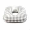 Pressure Relief Cushion Checkered Donut Seat Washable Cover