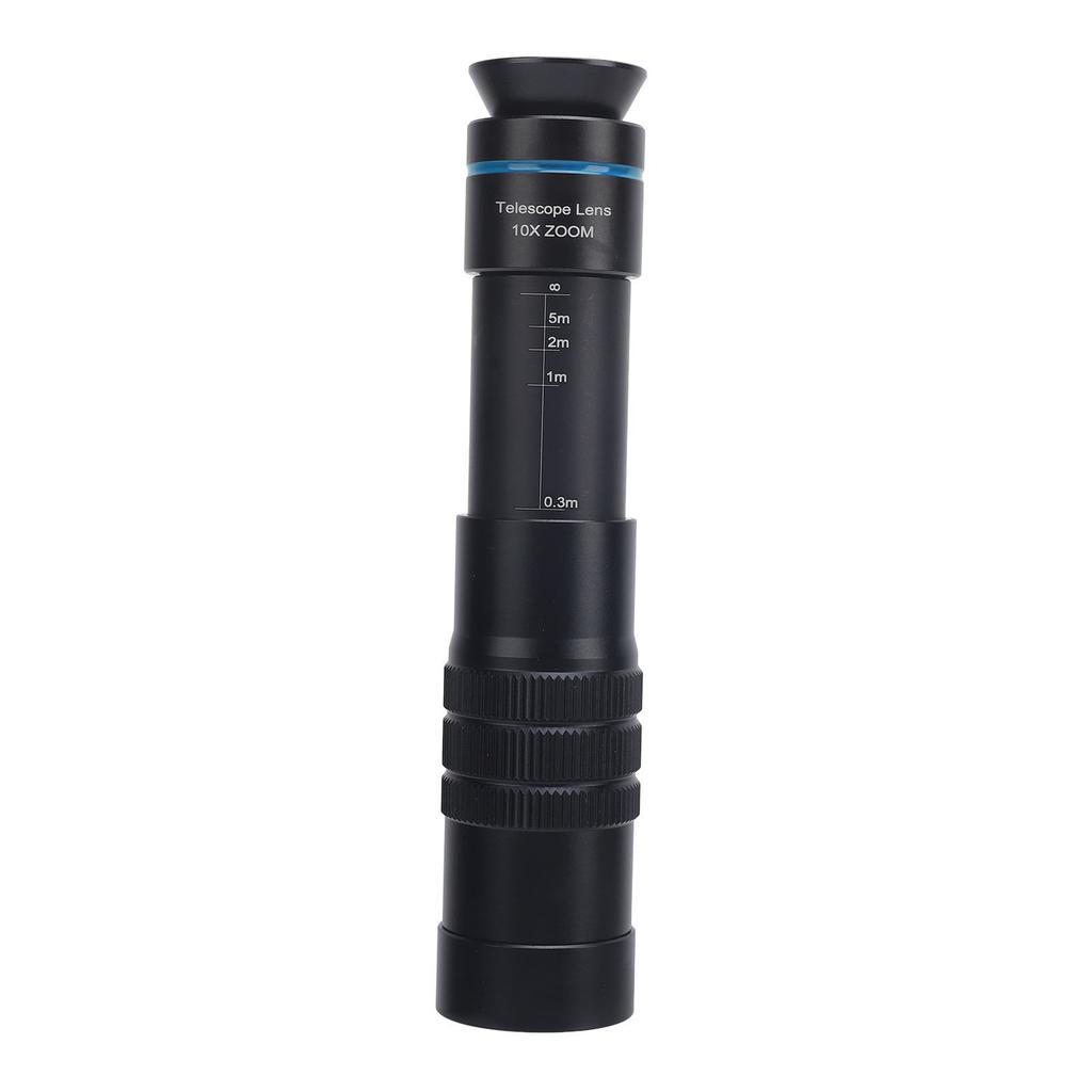 Telescop pentru Telefon Mobil Zoom 10X HD Lentilă Telefoto pentru Telefon Tot Metal Acoperire Multistrat Clemă pentru Telefon Mobil Telescop Monocular pentru Vizionare Jocuri Concerte