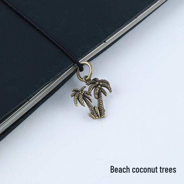 TN Traveler's Notebook Vintage Bronze Charms & Pendants Set