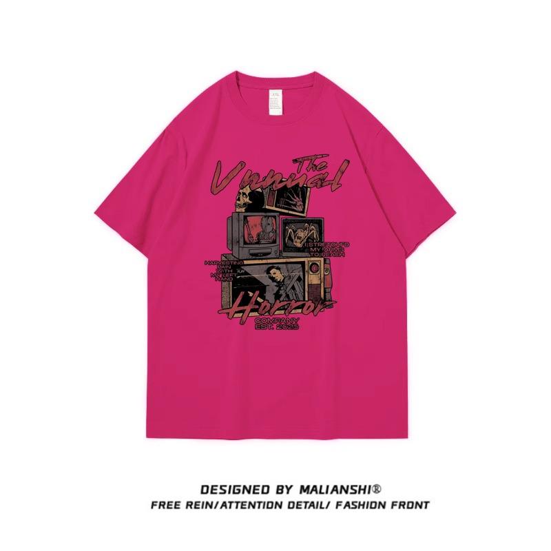 Women's 2025 Loose-Fit Cartoon Hip-Hop Cotton T-Shirt