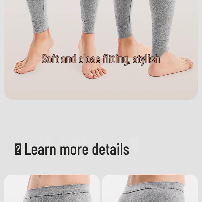 Men's Slim Fit Pure Cotton Warm Trousers - 100% Cotton, Plus Velvet, Ideal for Autumn and Winter