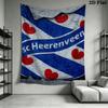 SC Heerenveen Wall Tapestry Aesthetic Wall Hanging Printed Fabric Blanket Decorative Tapestries for Bedroom Living Room Home Decor