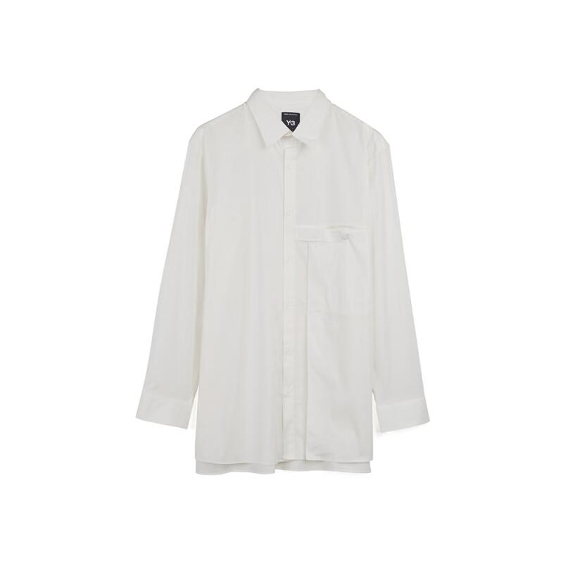 

Y-3 Solid Basic Business Casual Long Sleeve Shirt Men shirts 52-JL6665 M