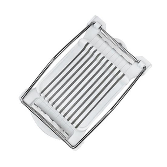 Multifunctional Food Slicer Stainless Steel 10-Wire Cutter Safe Hand Guard Slicer for Lunch Meat Sausages Eggs Bananas Strawberries Kitchen Gadget