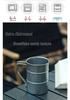 Tasse de camping portable en acier inoxydable 304 pour boissons