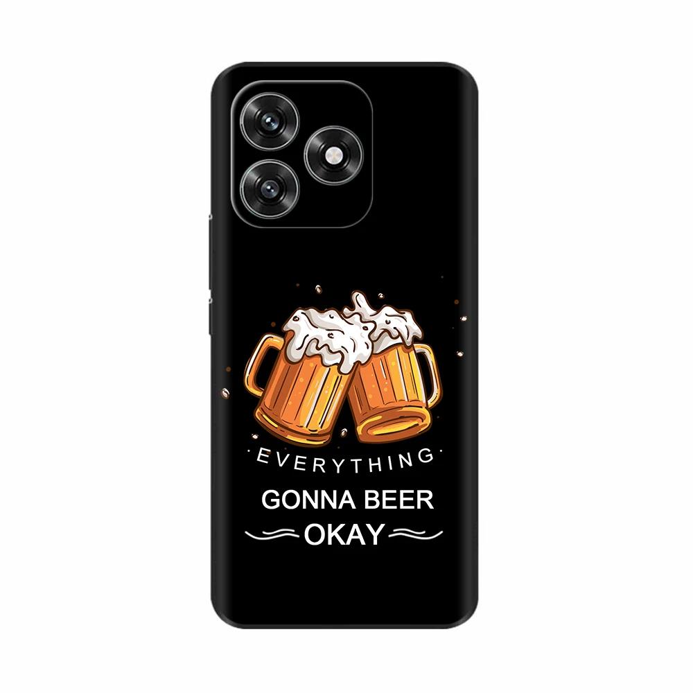 For Honor X5c Plus Case Luxury Painted Back Cover Soft Silicone Case For Honor X5c Plus X5 C Plus Proective Phone Cases Fundas