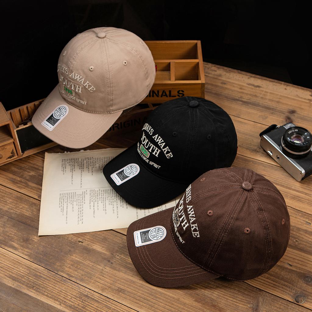 High-quality trendy hip-hop baseball cap, unisex design, featuring letter embroidery