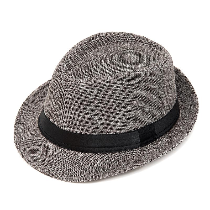 Chapeau Haut de Forme d'Extérieur pour Hommes, Pare-Soleil et Protection Solaire, Tendance Mode d'Été pour Femmes, Chapeaux de Paille Polyvalents, Chapeaux Jazz