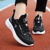 Sneakers Black Lightweight Shock Absorbing Shoes Soft Sole Non-slip, Wear-resistant and Breathable Middle School Student Running Fitness Running Shoes