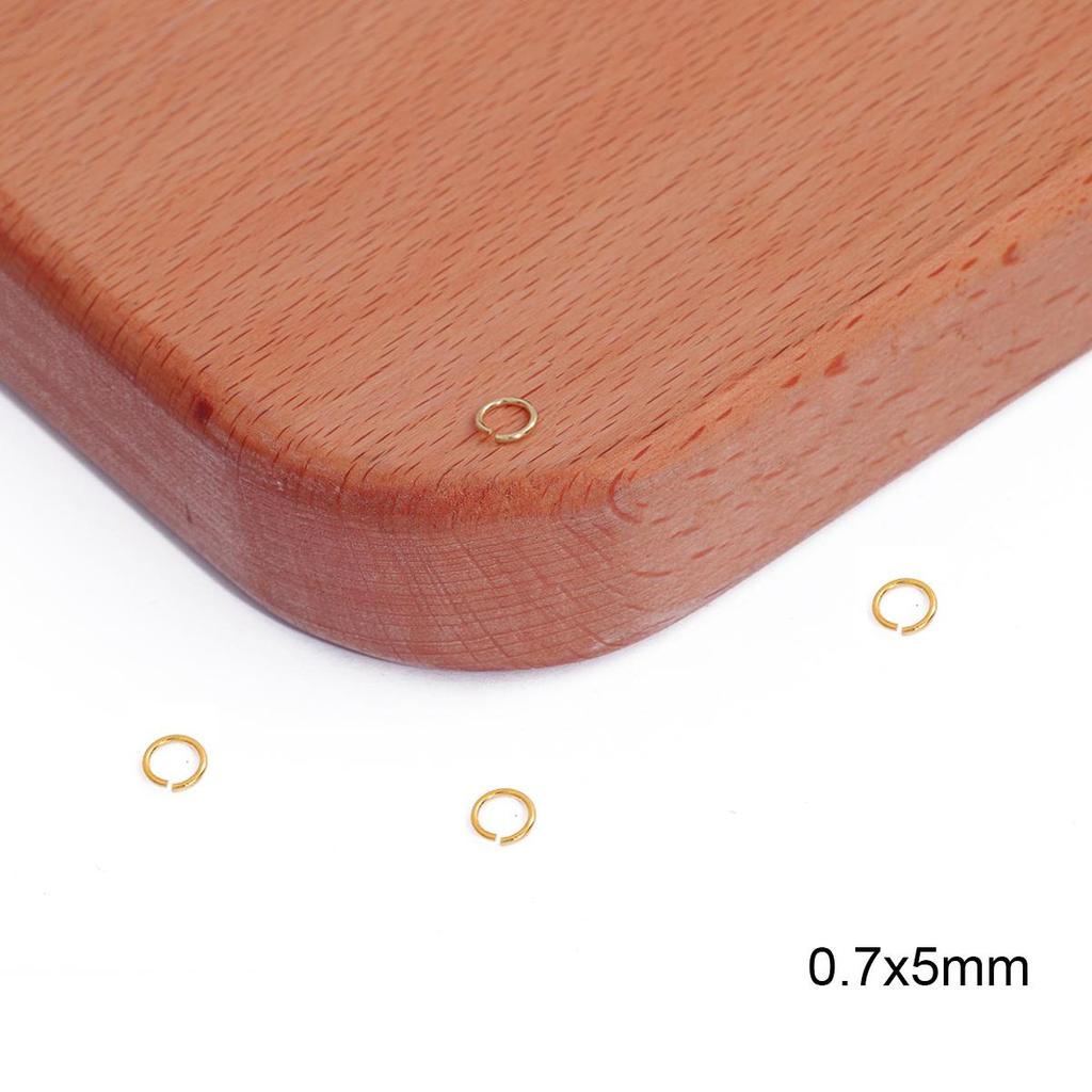 10/100 Stück offene Biegeringe 3/4/5/6/7/8 mm runde Spaltringe für Schmuckherstellung DIY-Ergebnisse