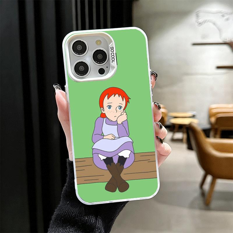 

Anne Of Green Gables Shirley Soft Phone Case for iPhone 15 16 17 Pro Max 17Air 16E 14 Plus 13 12 Mini Shockproof Cover Back Shel iPhone 17 Pro