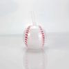 Football Cup Sealed Straw Cup Soccer Water Bottle With Straw 500ml Football Shaped Plastic Cup Sports Drink Tumbler For Game