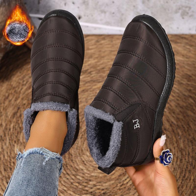 New Cotton Boots, Fleece Comfort Boots, Fashionable Women's Shoes, Warm Snow Boots