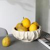 Ceramic Fruit Tray Snack Tray Abstract Art Desktop Decoration Storage Trays Living Room Tea Table Vintage Irregular Candy Tray
