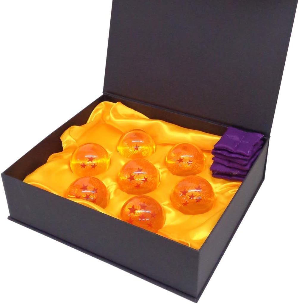 Seven Stars Big Ball Dragon Ball Set of 7 in a Box, Approx. 7cm