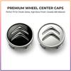 4Pcs 60MM Car  Wheel Center Hub Caps Replacement Wheel Hub Emblem For Citroen C1 C2 C3 C4 C5 C6 C8 C4L DS3 DS4 DS5 LS DS6 Picasso