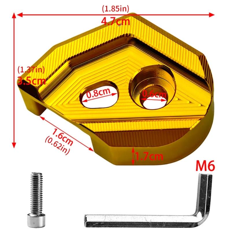 Precise Engineered Sensor Cover Specifically for Motorcycle Models Crafted from High Strength Aluminum Alloy for Enhanced Durability and Impact