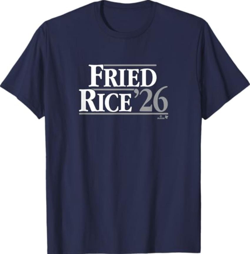 Max Fried-Ben Rice  26 - New York Baseball T-Shirt S разноцветный
