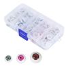 Doll Eyeballs Half Round Plastic Eyes Colorful DIY Bear Crafts Materials Halloween Accessories