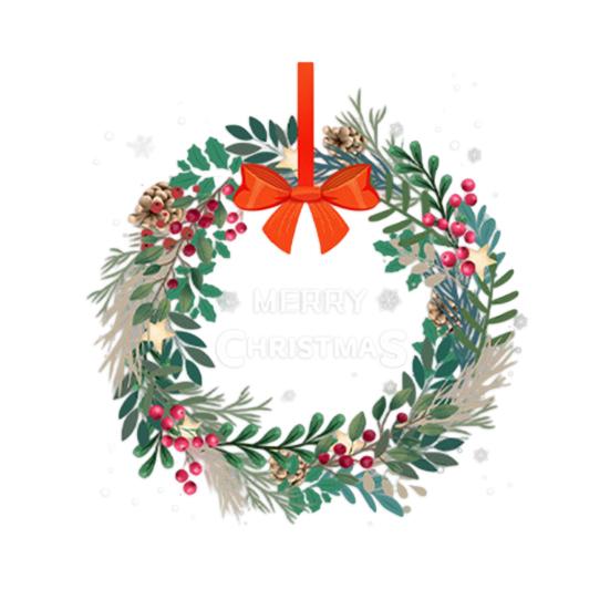 Yousheng Christmas Window Clings Large Christmas Wreath Decals with Bow Bells Balls Xmas Static Stickers for Glass Holiday Home Office Stores Decor