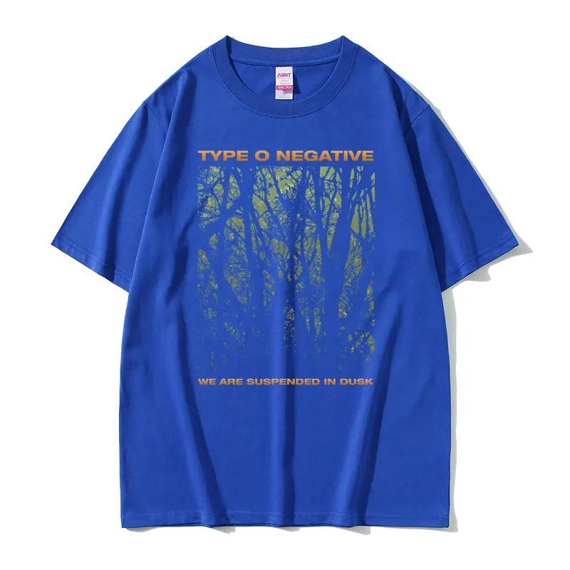 Fashion Rock Band Type O Negative Suspended in Dusk Essential T-shirt Men Women Summer Casual Tshirt Male Vintage Tops Tees