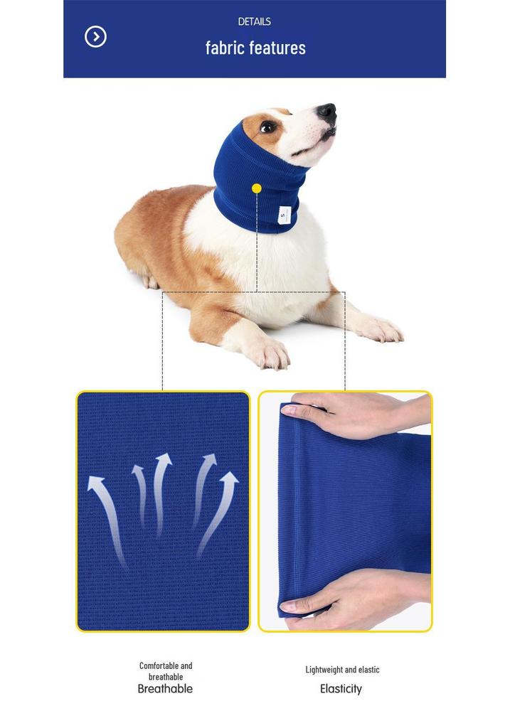 Cross-border Dog Calming Headband: Anti-anxiety Ear Muffs & Headscarf To Soothe Pets.