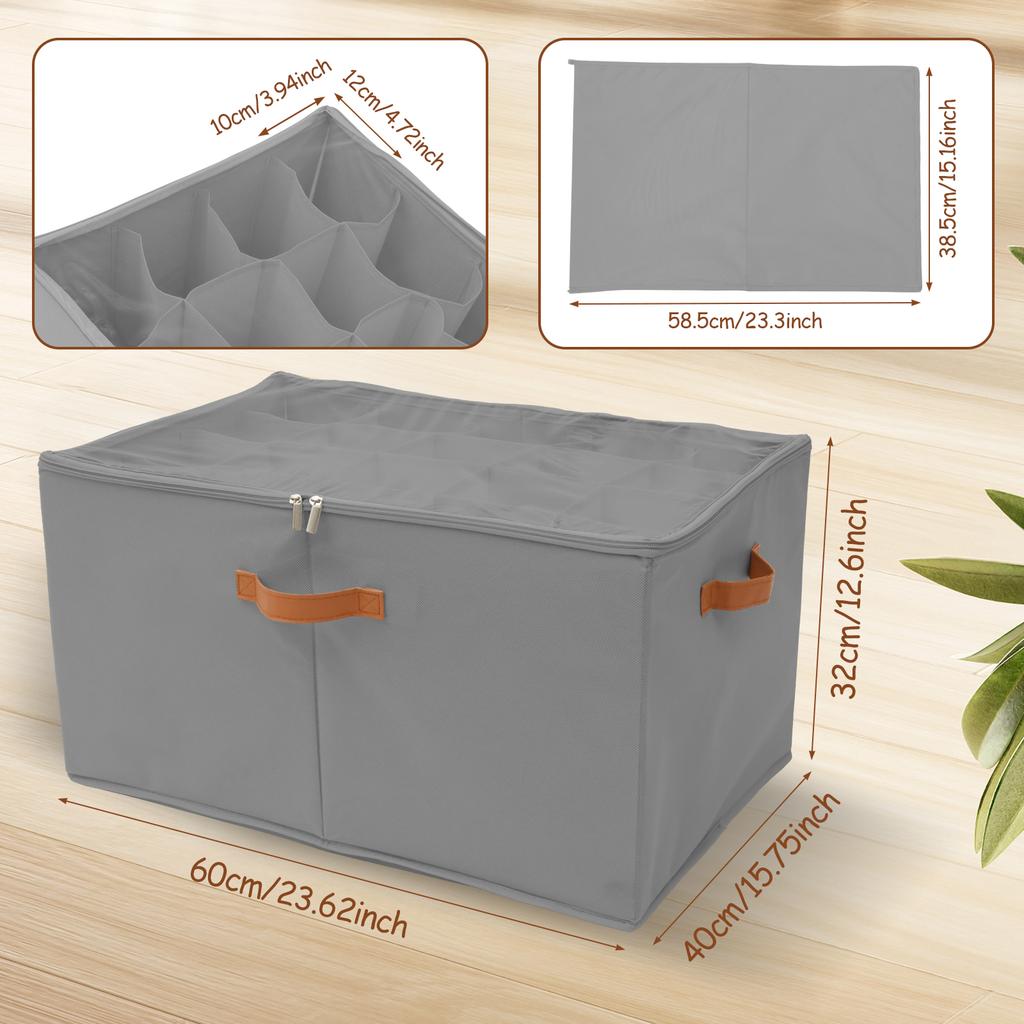 20 Fächer Schuhaufbewahrungsbox Vliesstoff Faltbarer Schuh-Organizer mit Klarsichthülle & Griffen Großes Fassungsvermögen Faltbare Schuhbox für Zuhause