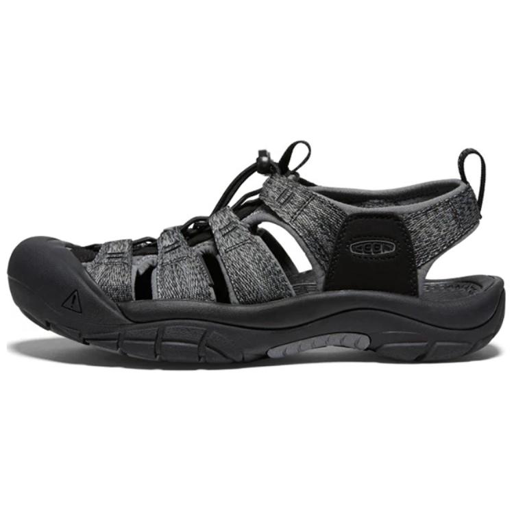 Keen Newport H2 Треккинговые сандалии для реки Мужские Черный Серый 1022252 43