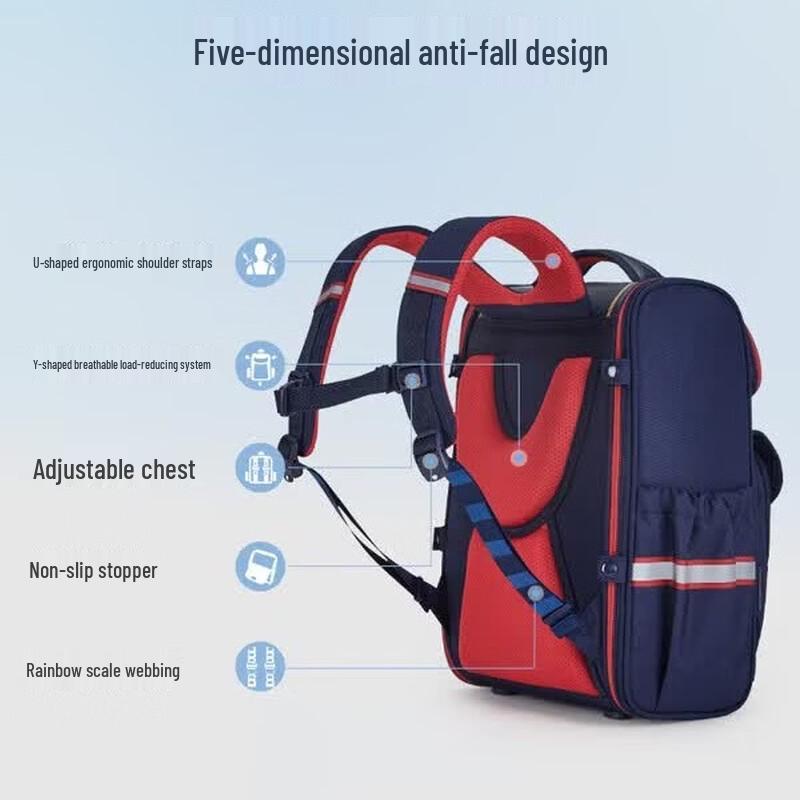 KALA·Y Ergonomic School Backpack for Primary Students