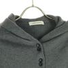 AEWEN MATOPH Long Sleeve Short Cape Cardigan F Gray Women Used