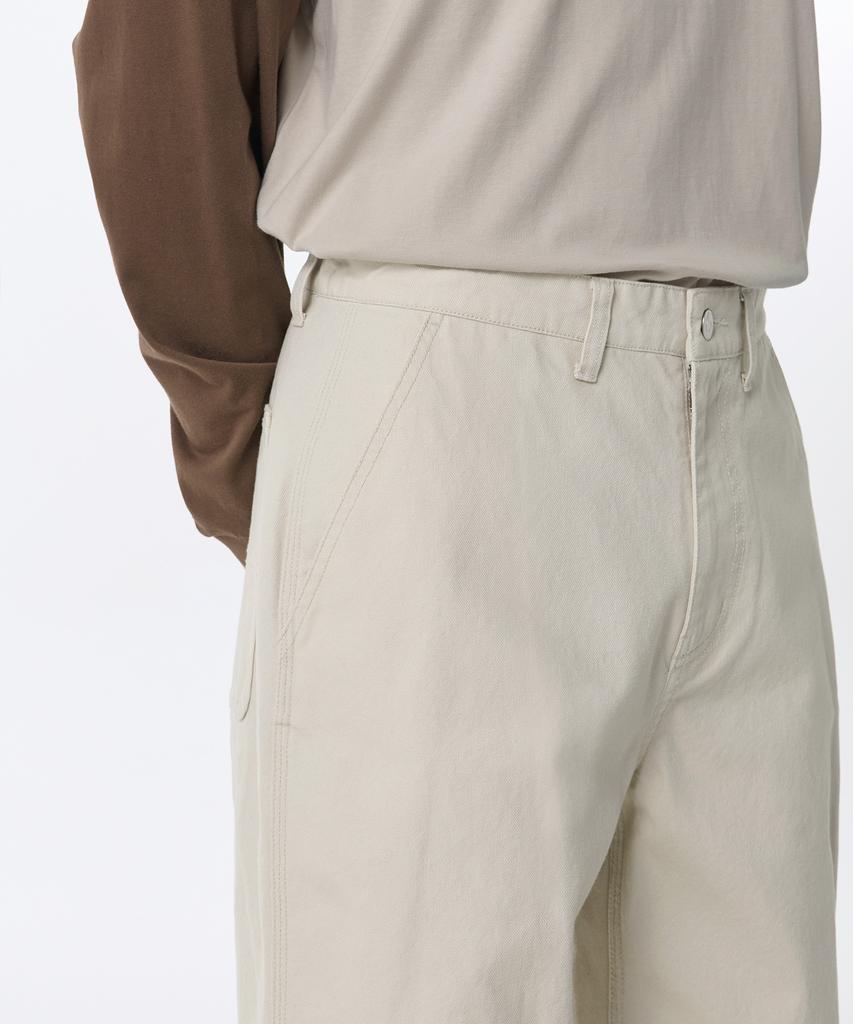 MUSINSA STANDARD Canvas Regular Fit Work Pants [Cream]