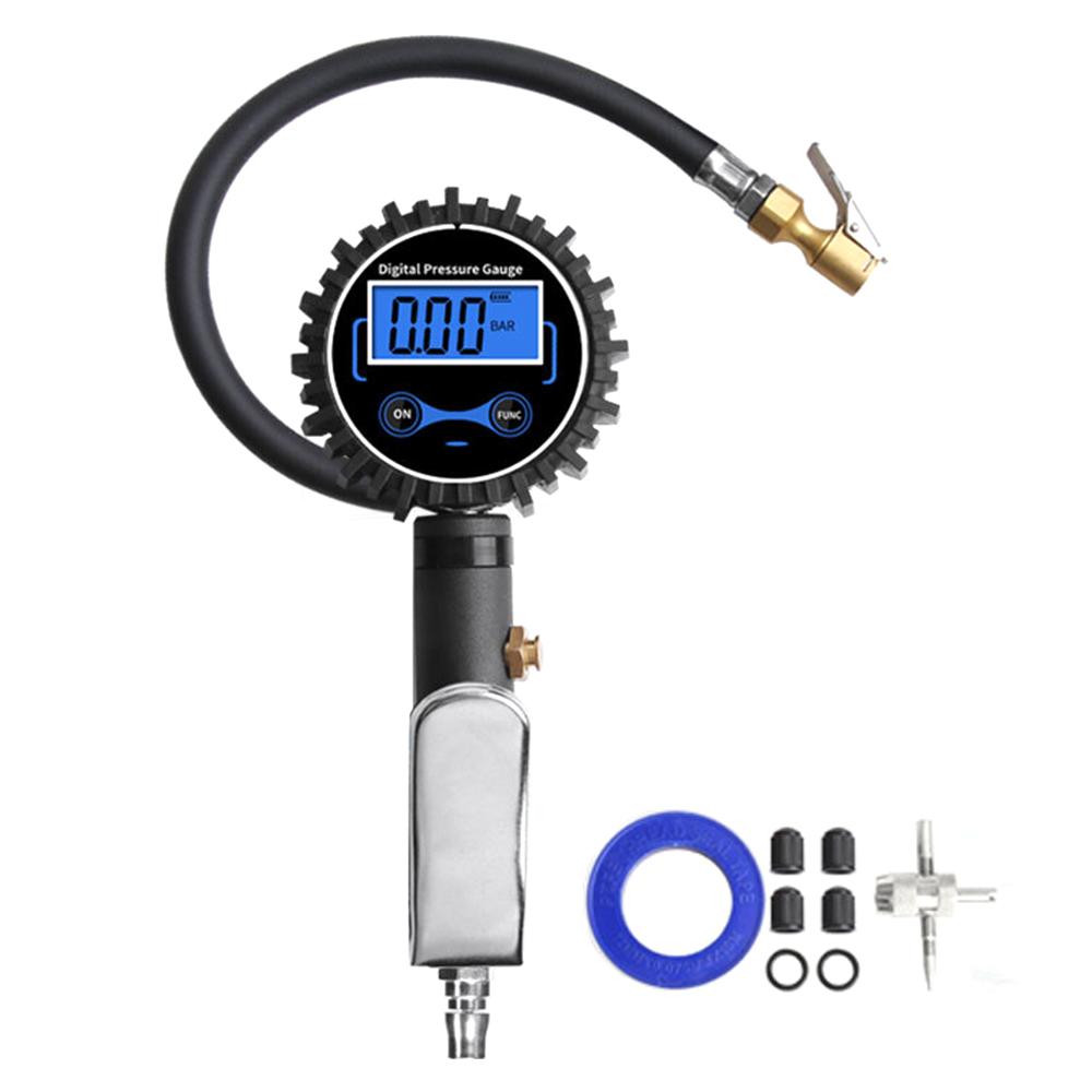 Digital Tire Pressure Gauge, 180 PSI High Precision Tyre Pressure Checker with Backlit LCD Display