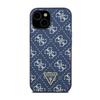 Guess 4G Triangle Metal Logo - Etui Iphone 15 Plus (Niebieski)