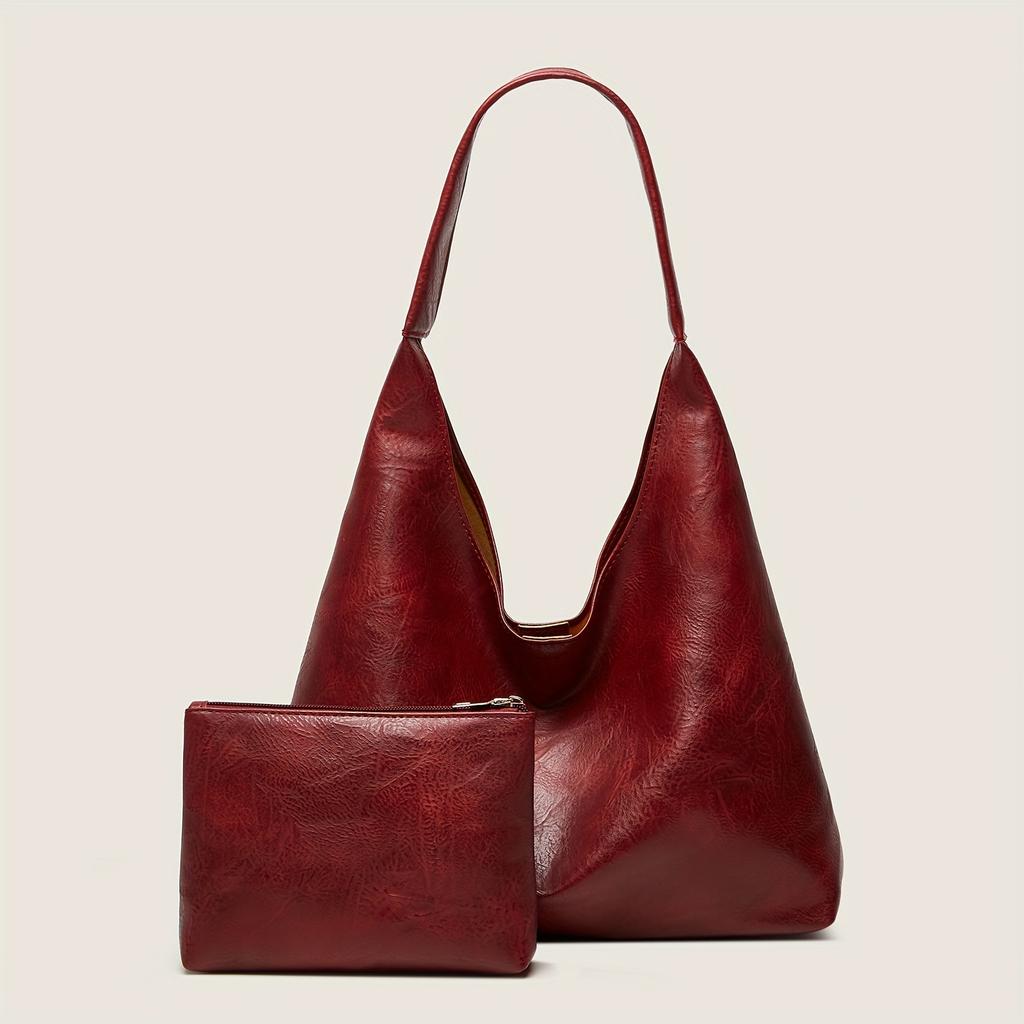 New Tote Bag 100 Hand Bill of Lading Shoulder Women's Bag Retro Simple Large Bag Tote Bag