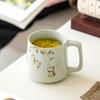Jisu Guihua Ceramic Cat Mug - Office & Home Cup for Water, Tea, or Breakfast