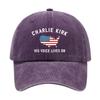 Fashion and casual American printed washed old soft top sunshade baseball cap Unisex baseball cap